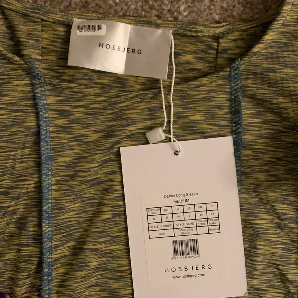 HOSBJERG MUSTARD DAFINE LONG SLEEVE - Picture 4 of 8